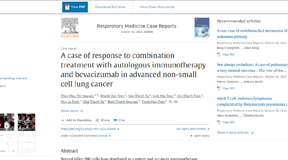 61歲肺癌患者經過6次自體NK免疫細胞輸注后,生活質量明顯改善!